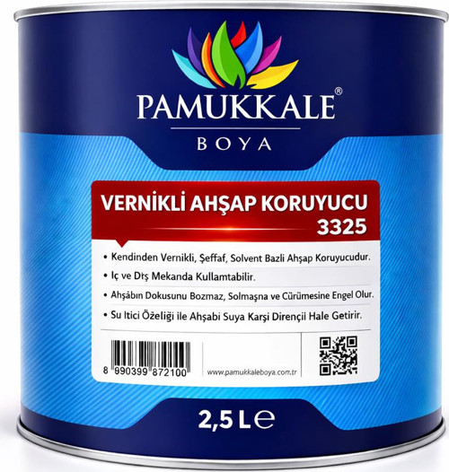 Ahşap Koruyucu Vernikli 2.5 Lt Maun