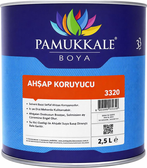 Ahşap Koruyucu 2.5 Lt Siyah