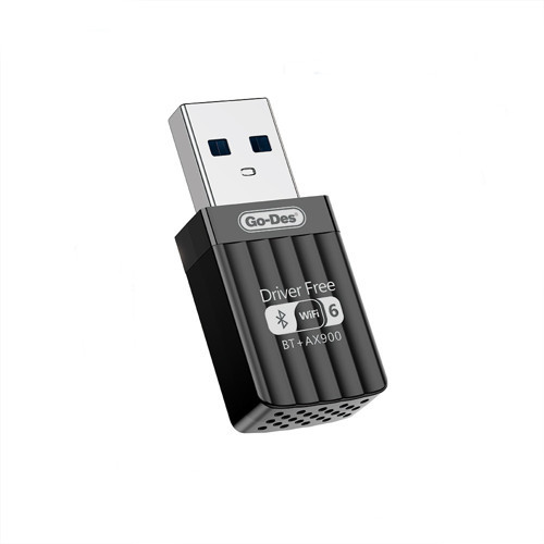 Gd-Bt118 Çift Band Wifi - Bluetooth Usb Adaptör Siyah