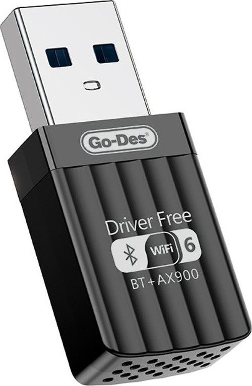 Gd-Bt118 Çift Band Wifi - Bluetooth Usb Adaptör Siyah