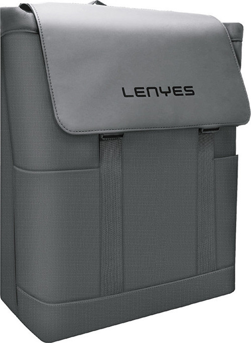 Lb567 Dreamer Backpack Plus Serisi Su Geçirmez Deri Tasarımlı Omuz Askılı Sırt Çantası Siyah