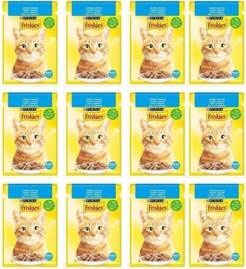 Somonlu Soslu Yaş Kedi Maması 85 gr X 12 Adet