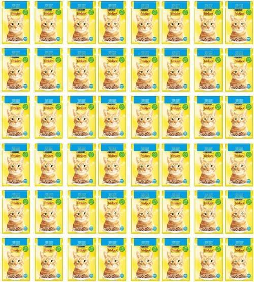 Somonlu Soslu Yaş Kedi Maması 85 gr X 48 Adet