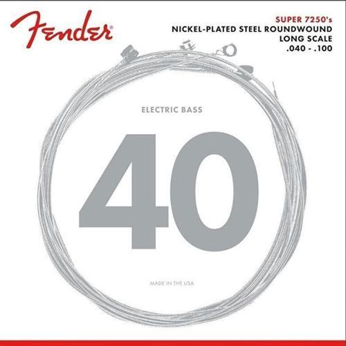 7250 Nickel Plated Steel Long Scale 7250L .040-.100 Bas Gitar Teli