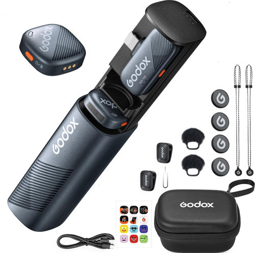 Cube-SL Kit 2 Lightning 2'li Mikrofon Seti 300m Menzil Apple Bul