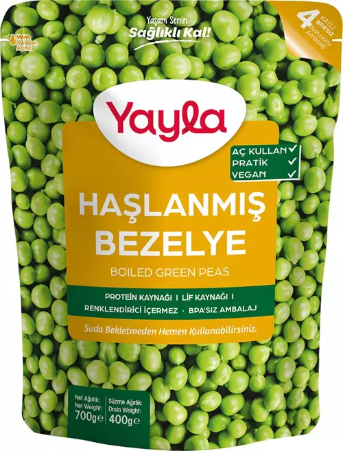 Haşlanmış Bezelye 700 gr
