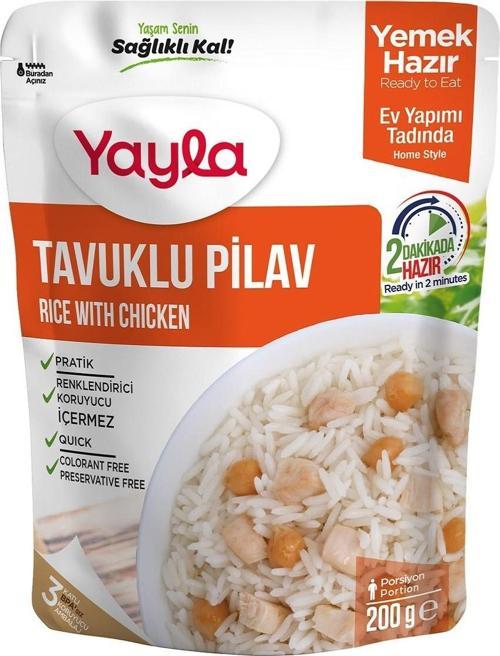 Yemek Hazır Tavuklu Pilav 200 gr