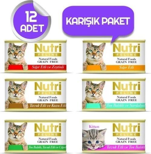 Tahılsız Kedi Maması 12'li Özel Paket