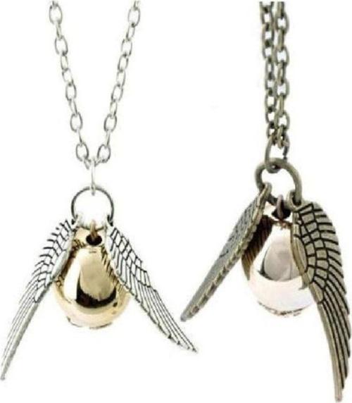 Harry Potter Snitch Saatli Uçan Top Kolye