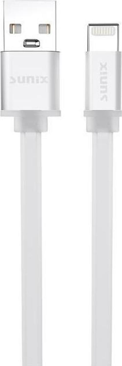 3A Soft Kablo Lightning Şarj ve Data Kablosu Beyaz SC-03