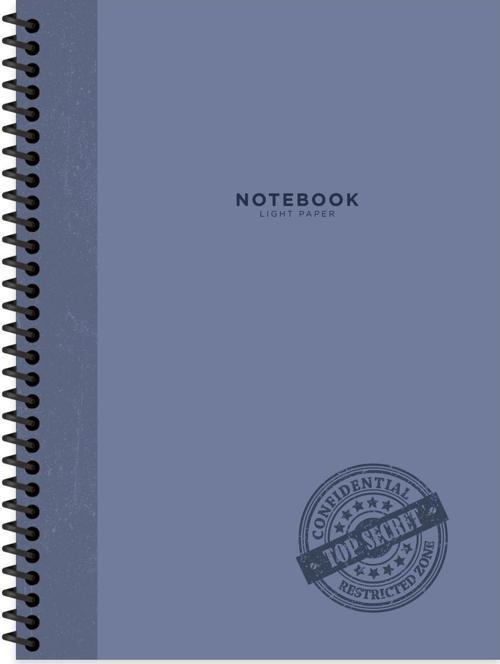 16.5x22.5 Kareli Defter Stamp - Mor
