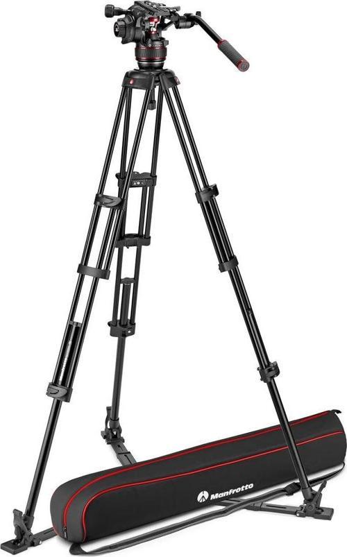 MVK608TWINGA Nitrotech 608 Head & Alu Twin GS Video Tripod