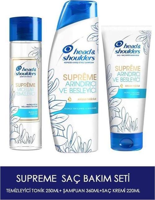 Supreme Arındırıcı Ve Besleyeci Saç Bakım Seti