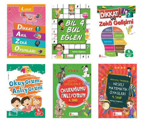 Ata 4.Sınıf Eğitim Seti (6 Kitap)