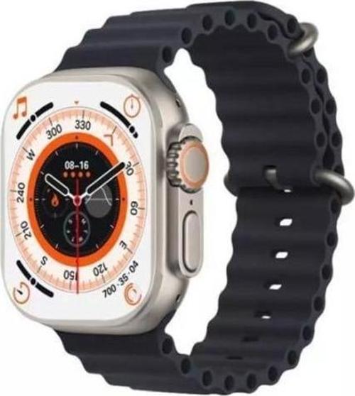 T800 Ultra 49 mm Tam Ekran Bt Çağrı Özellikli Akıllı Saat Siyah