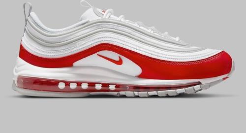 Air Max 97 White University Red DX8964-100 Erkek Sneaker