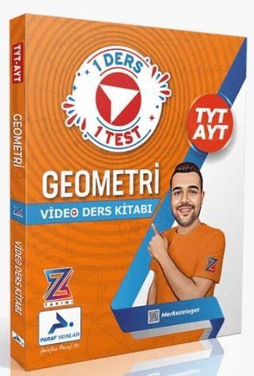 PRF Paraf Yayınları Z Takım TYT AYT Geometri Video Ders Anlatım Kitabı PRF Yayınları
