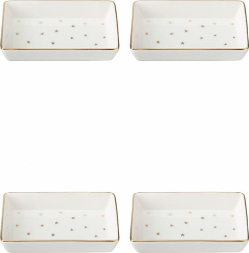 Forest Kahvaltı&Meze Tabağı 12x20cm 4 lü 04LFH000583