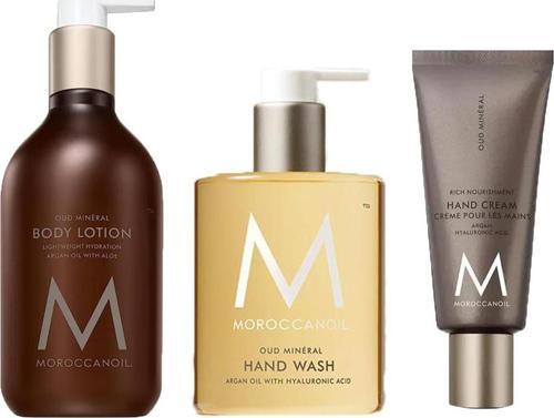 Oud Mineral Body Lotion Vücut Losyonu + El Kremi +  El Sabunu 3lü Cilt Bakım Seti
