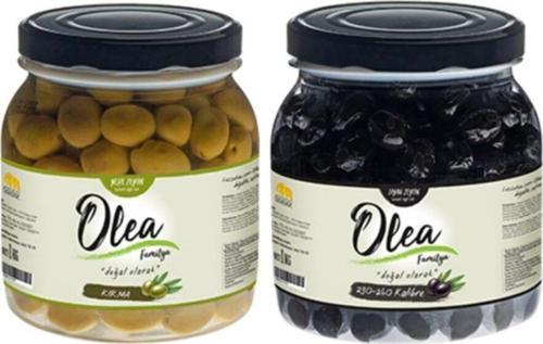Familya Zeytin Siyah 230-260 Klb 1 Kg + Familya Zeytin Yeşil Kırma 1 Kg