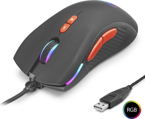Gaming Mouse Optik Ayarlanabilir Dpi Usb Rgb - Siyah GM180B/LA