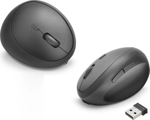 Kablosuz Ergonomik Dikey Gaming Mouse Dual Mod 3200 Dpi 6 Tuş Bilek Dostu - Siyah ND1210