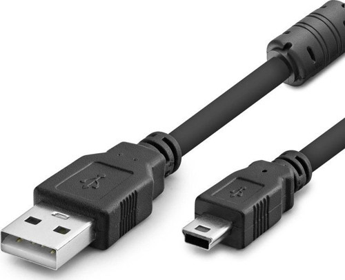 Usb Mını V3/5Pın To Usb Kablo 5M Siyah HDX7520