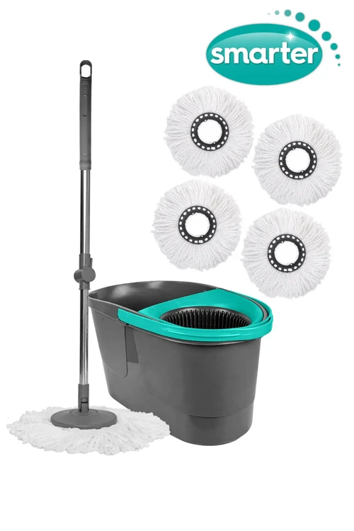 OTOMATİK TEMİZLİK SETİ 4 MİKROFİBER MOP PASPAS