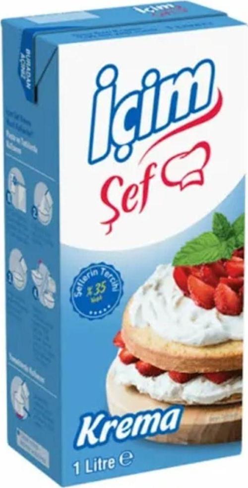 Şef Krema 1 Lt % 35 Yağlı