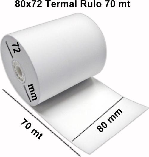 Merkezi Termal Adisyon Rulosu 10'lu Paket 80 x 70 m