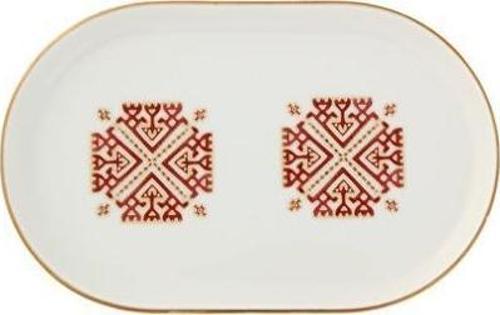 Arabesque Serisi 18 cm Kayık Tabak Desen6