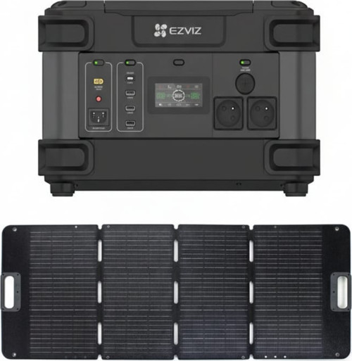 1300W Taşınabilir Güç İstasyonu + 200W Katlanır Güneş Paneli