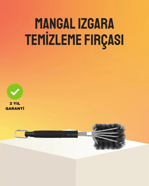 Izgara ve Barbekü Temizleme Fırçası Dayanıklı Tasarım