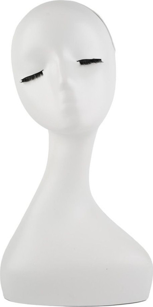Peruk Mankeni / Beyaz / 45 Cm