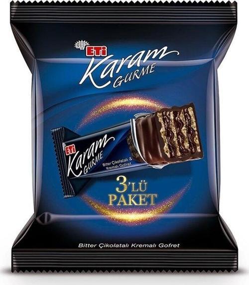 Karam Gurme Bitter Çikolata 3'Lü