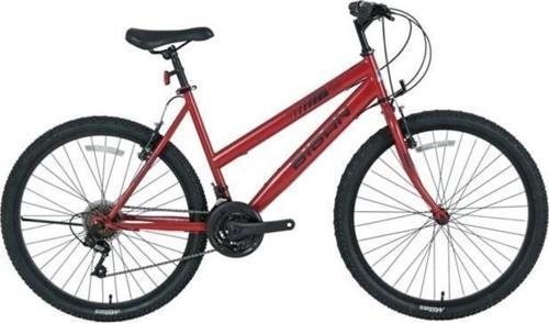 Sentıero Kadın Dağ Bisikleti 44cm V 24 Jant 21 Vites Kırmızı Beyaz