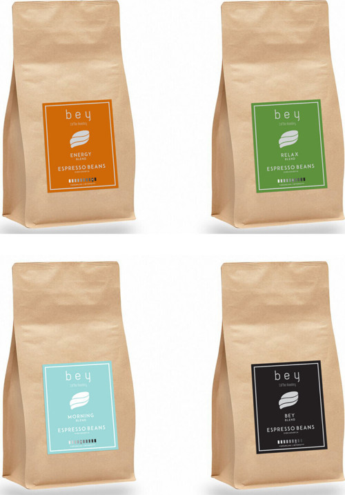 Roastery Tanışma Seti Espresso Beans Çekirdek Kahve 250 G - 4 Çeşit