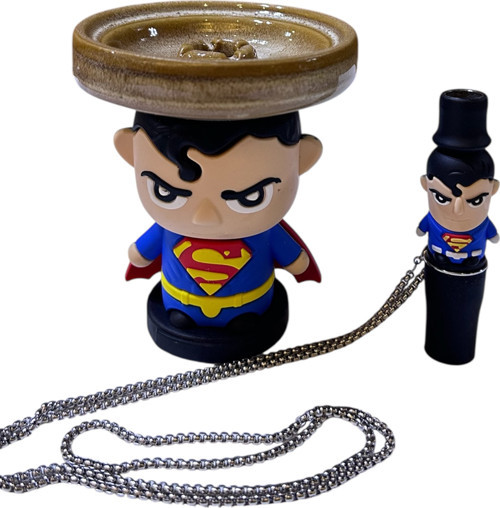 NARGİLE SUPERMAN LÜLE-SİPSİ SETİ
