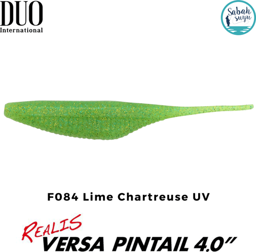 Realis Versa Pintail 10cm (4") Silikon Yem F084 Lime Chartreuse UV