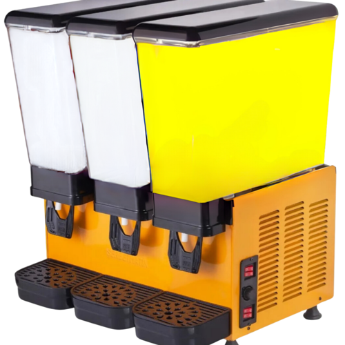 Üçlü Limonata ve Ayran Makinesi – 3×20 Litre Karıştırıcılı (40 Litre Ayran + 20 Litre Limonata)