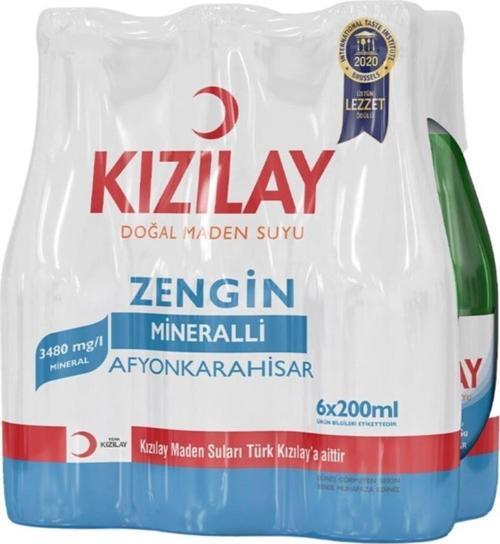 Zengin Mineralli Afyonkarahisar Maden Suyu 200 Ml X 6