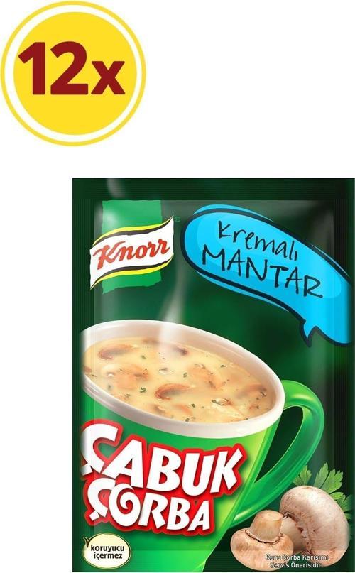 Çabuk Çorba Mantar 12 Adet