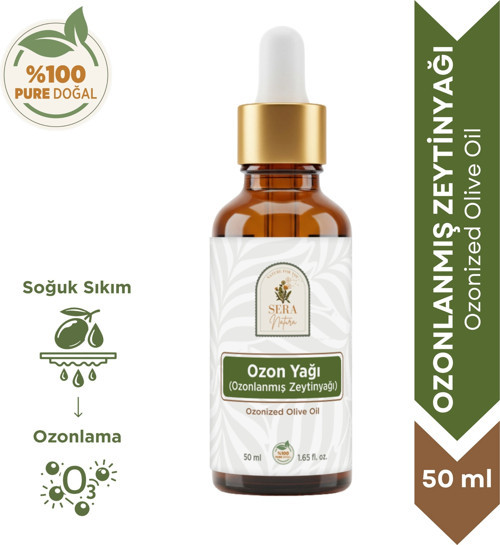 Ozon Yağı (Ozonlanmış Zeytinyağı) 50 ml – Yoğun Nem Desteği & Hijyenik Bakım