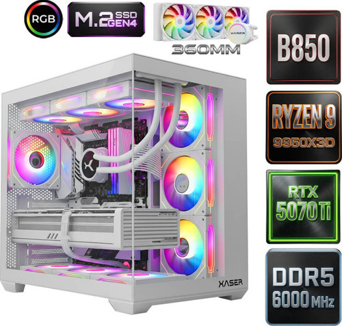 Diamond x1 Ryzen 9 9950X3D 32GB Ram 1TB M.2 NVMe SSD 16GB RTX5070Ti Oyuncu Tavsiye Sistem