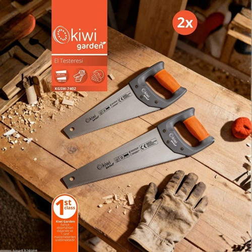 KGSW-7402 El Testeresi 400mm / 300mm Çelik Bıçak Ergonomik Sap