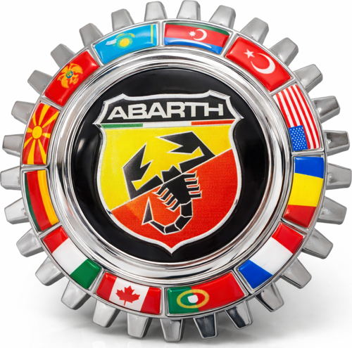 Abarth Tırtıl Arma Dekoratif – Spor Otomobil Temalı Duvar Dekoru