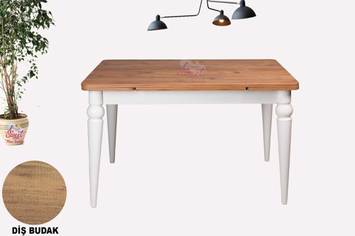 Yanlardan Açılır 80 x 120 Yakamoz Arda Masa Topkapı Ayak Diş Budak