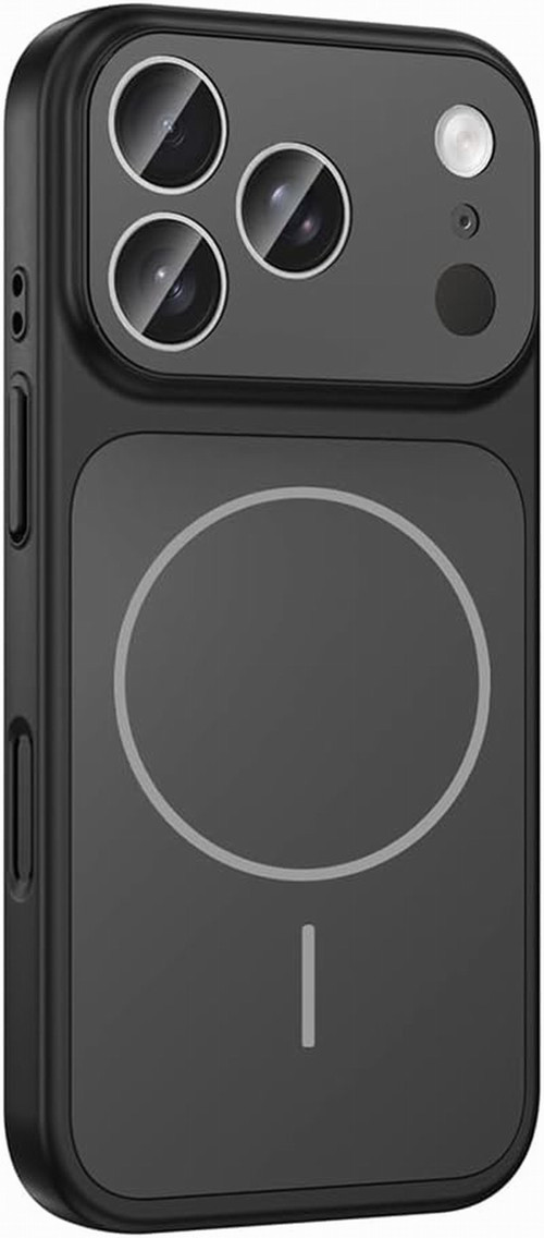 Apple iPhone 17 Pro Max için Kamera Korumalı Silikon Kılıf - Siyah