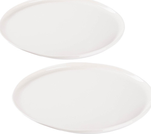Sky Beyaz Porselen İkili Pasta Tabağı Seti 21.7cm (8695835416311)