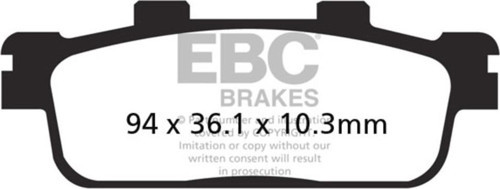 SFA427HH SINTERED SCOOTER DISC PAD